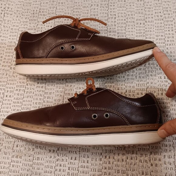 Johnston & Murphy men's 'McGuffey' Plain Toe memory foam derby shoes sz 9.5 M - Picture 5 of 16